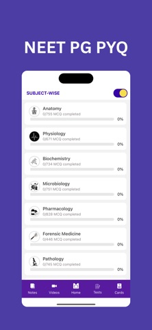 MedicoApps NEET PG/INICET/FMGE iPhone screenshot