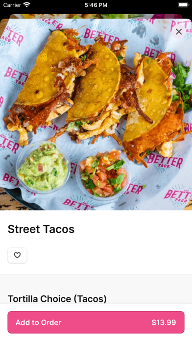 The Better Taco To iPhone screenshot 4 - Food & Drink app
