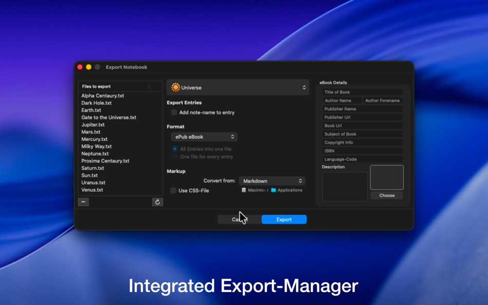 #6. Note-C (macOS) Podle: Xelaton Software