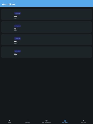 CongoEvent iPad screenshot
