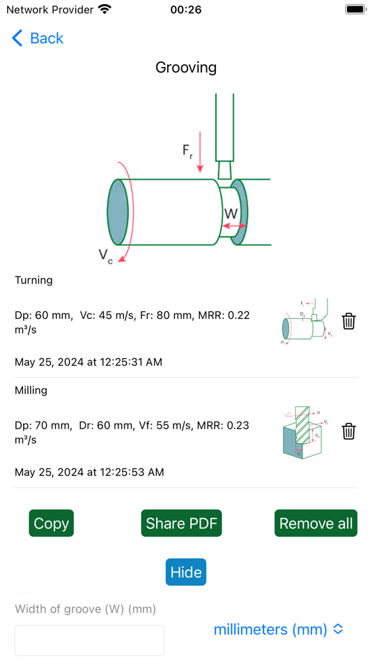 #3. Material Removal Rate (iOS) 게시자: Vladislav Zhirnov