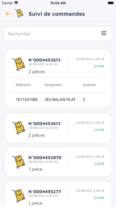 Screenshot #2 pour Ouest Pièces Auto Logistique