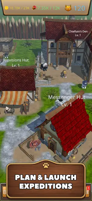 Idle Cat Camp: Expeditions screenshot 2