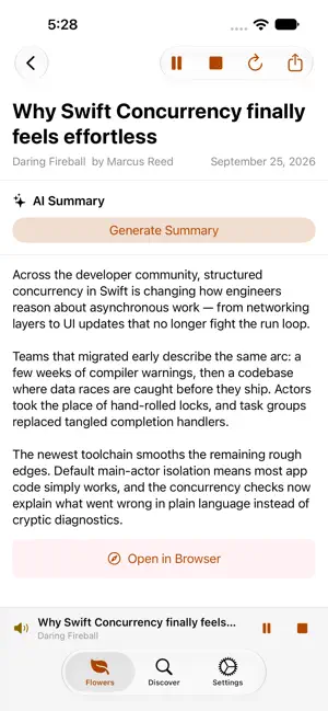 PetalFeed: RSS Reader screenshot 2