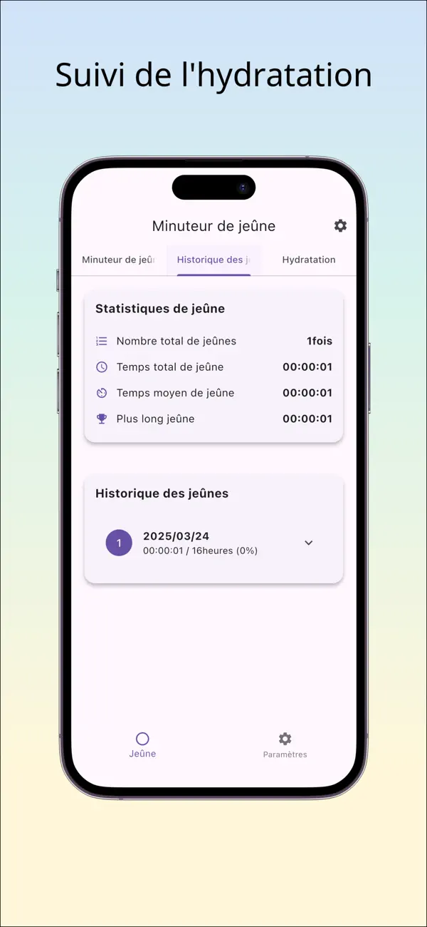 Screenshot #2 pour Fast - Minuteur de jeûne