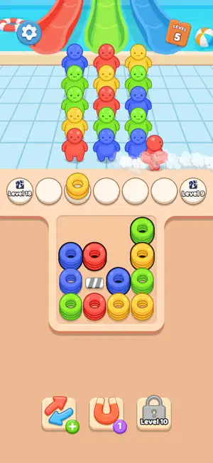Aquapark Craze - Sort Puzzle screenshot 2