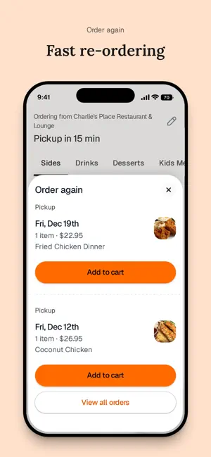 Charlie's Place Restaurant screenshot 4