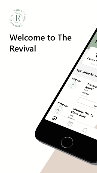The Revival: Spin & Barre iPhone screenshot 1 - Health & Fitness app