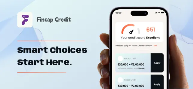 Fincap Credit-loan app&finance iPhone screenshot 1