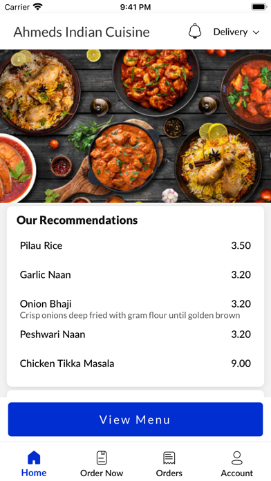 Ahmeds Indian Cuisine Screenshot 2 - AppWisp.com