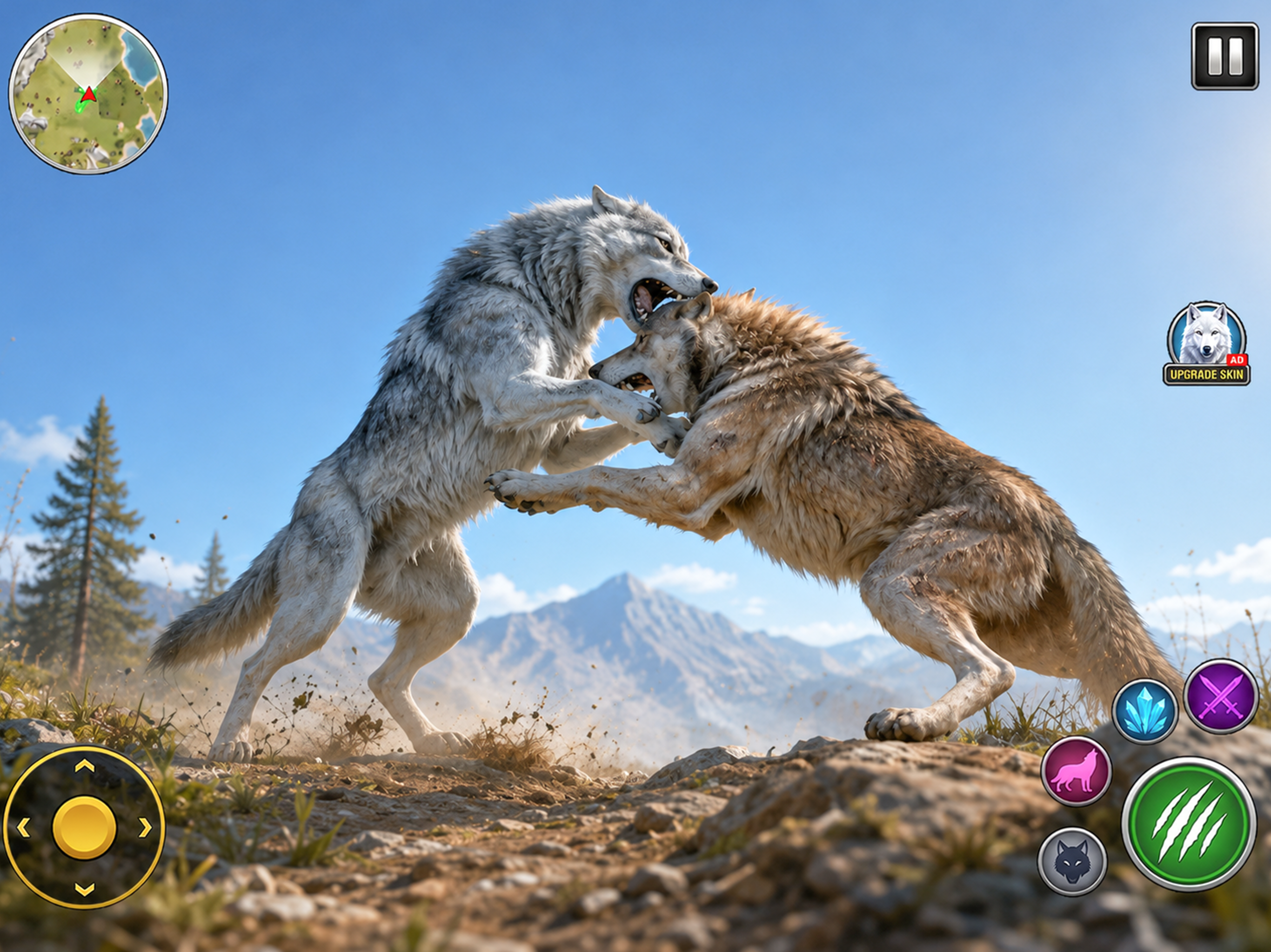 Wolf Simulator 3D Wild Animal screenshot 17