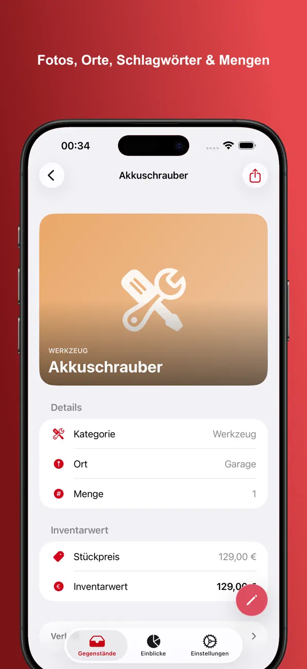 Screenshot #2 pour Inventar Manager: Stuffatory