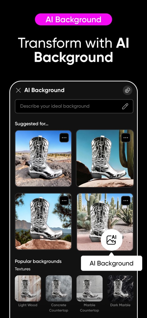 Picsart AI Photo Editor, Video - AI-Powered Backgrounds