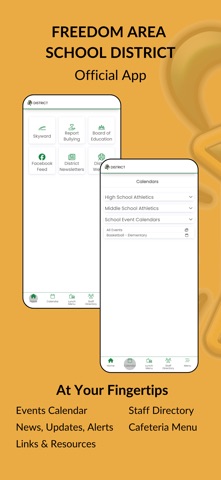 Freedom Area School District iPhone screenshot