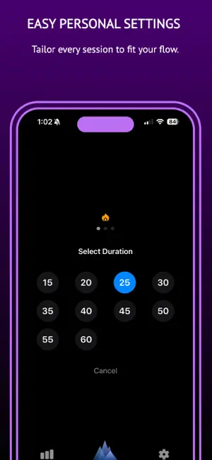 Peak Focus Pomodoro Timer screenshot 4