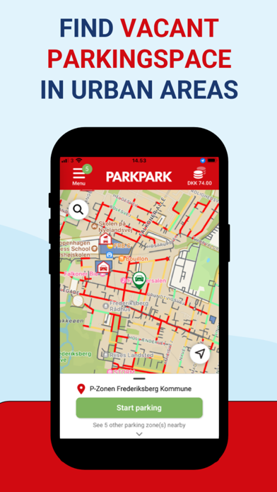 PARKPARK - Parkeringsapp Screenshot