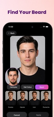 Hairstyle AI: Haircut Filter iPhone screenshot