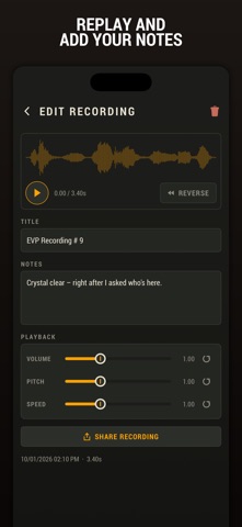 Ghost Voice Box: EVP Detector Screenshot 3 of 5