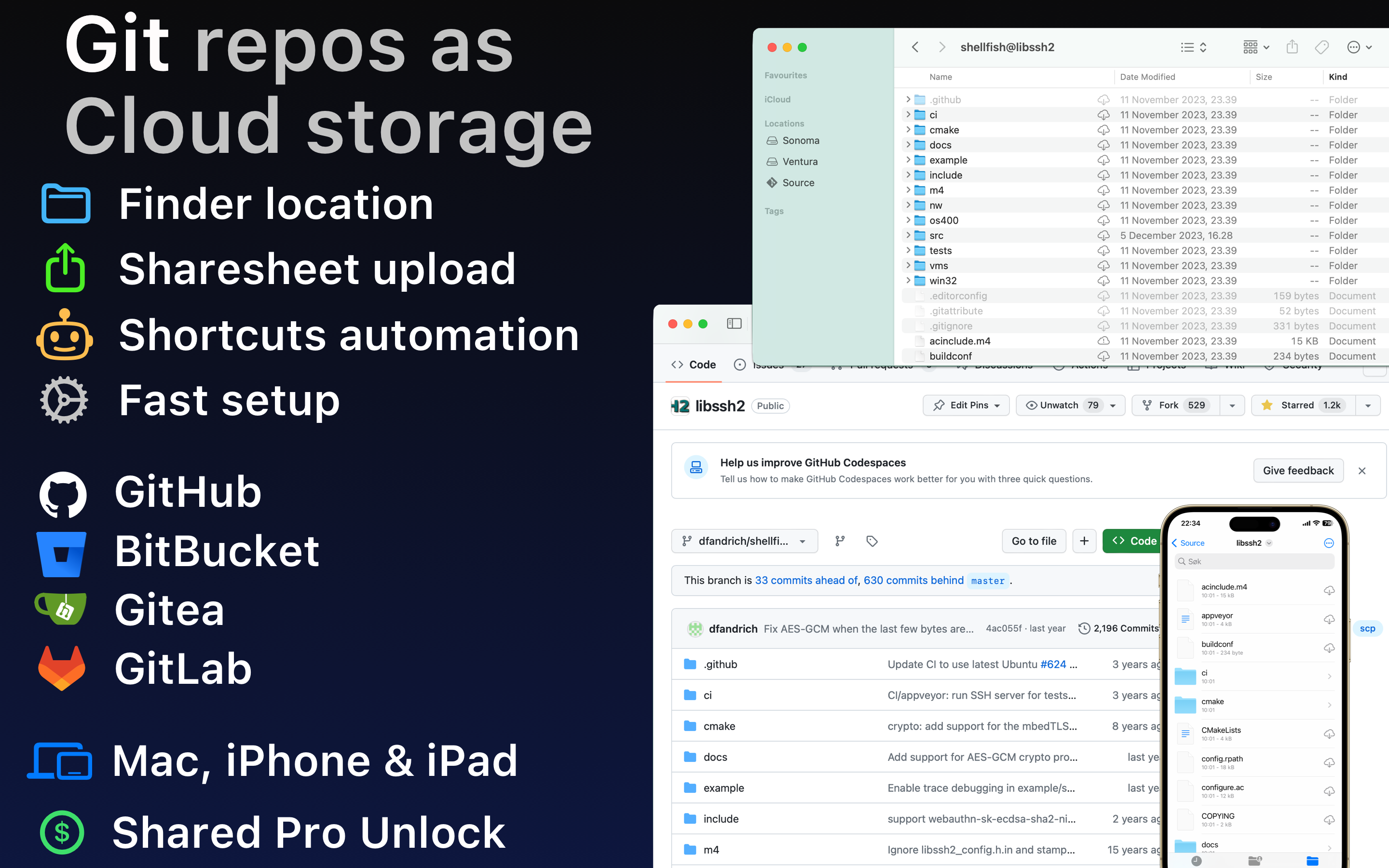 Source Files: Git Storage