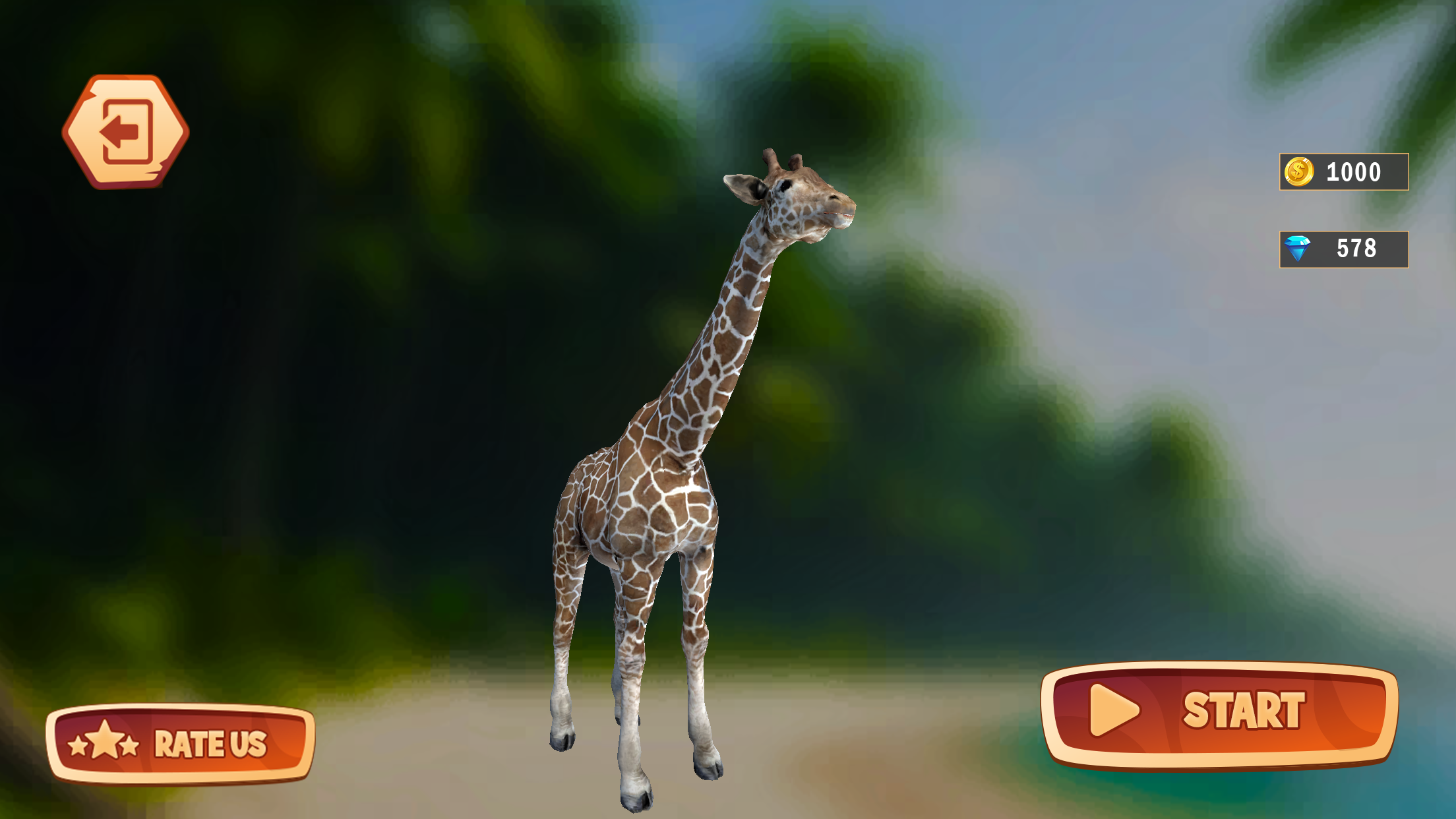 Giraffe Simulator Safari Game