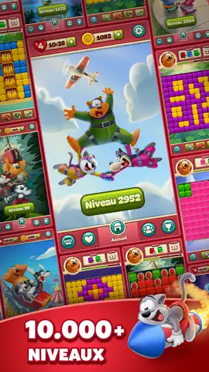 Capture d'écran de Toon Blast sur iPhone 9
