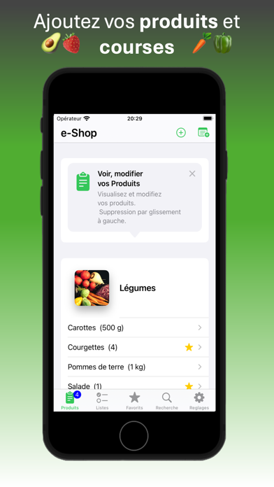 e-Shop Screenshot