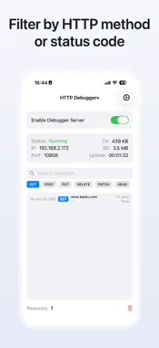 HTTP Debugger+ screenshot 2
