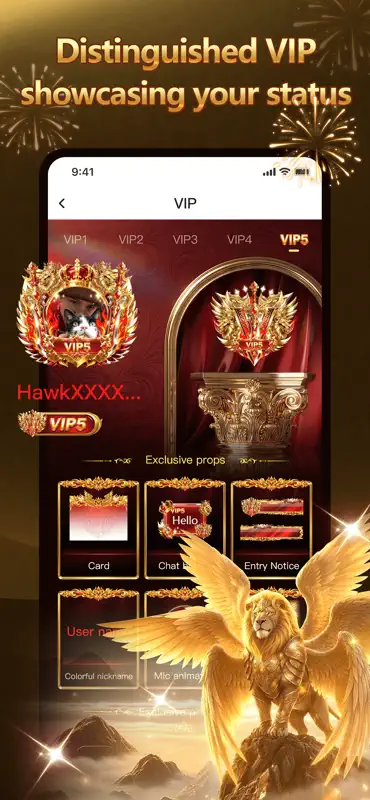Hawk-Voice Group Chat Rooms screenshot 5 of 6