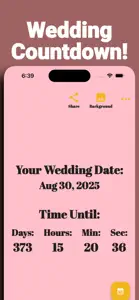 Wedding Countdown App! screenshot #3 for iPhone