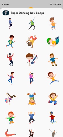 Super Dancing Boy Emojis Screenshot 2 of 4