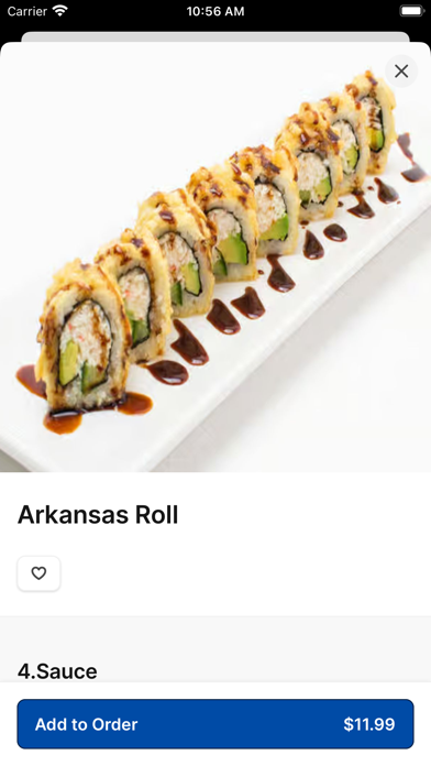 Sushi And Noodles iPhone screenshot 3 - Food & Drink app