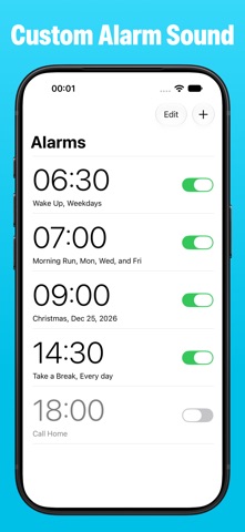 Alarmful: Custom Alarm Sound screenshot 1