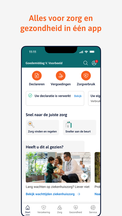 Screenshot #1 pour UnitedConsumers Zorg