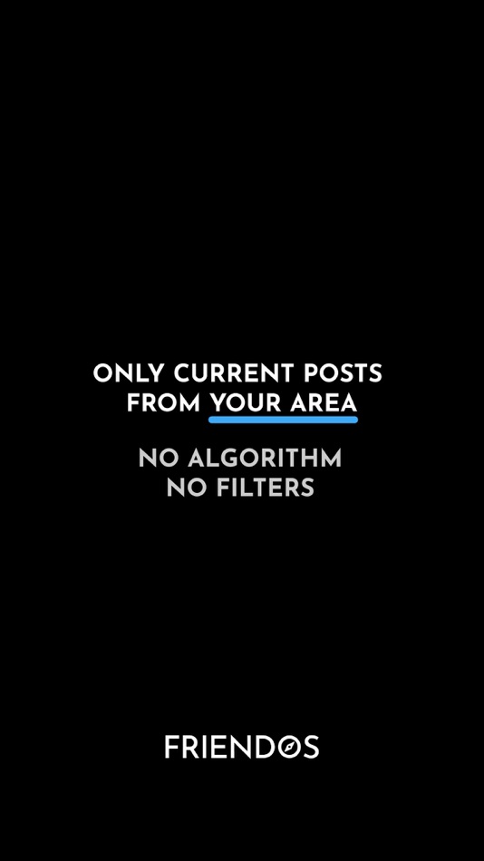 #1. Friendos - Only local posts (iOS) By: SL innovations GmbH