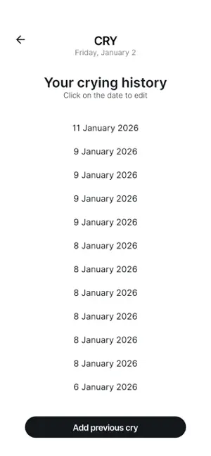 The Cry App screenshot 3