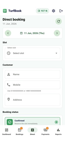 TurfBook Bangladesh screenshot