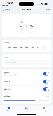 Wakeflow - Alarm Clock,Sleep Screenshot 3 of 3