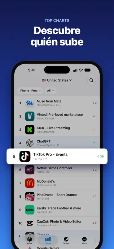 Appboard: Ranking de App Store screenshot 2 of 5