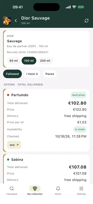 Parfum Pocket – perfume prices screenshot 2
