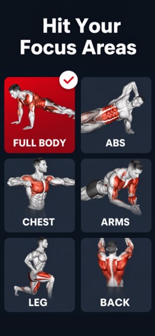 Home Workout: Fitness App iPhone screenshot