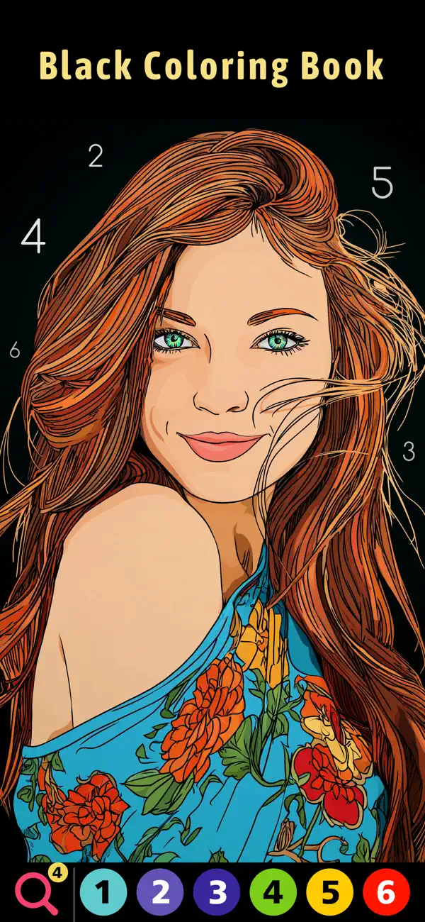 Screenshot #2 pour Coloring Book for Adults: Ink
