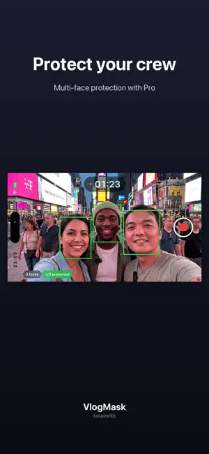 VlogMask: Auto Mosaic Camera screenshot 2