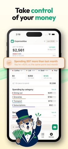 ExpenseMax: Budget Tracker Screenshot 2 of 4
