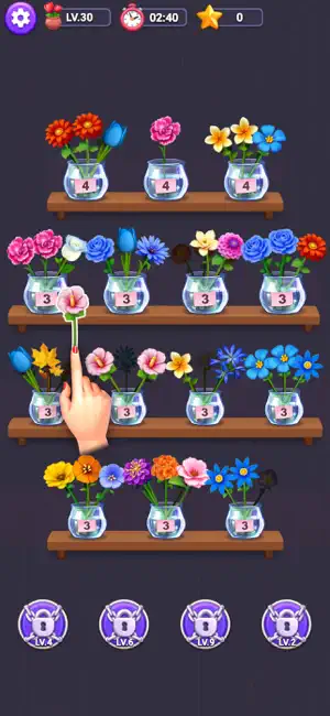 Flower Merge - Blossom Match screenshot 2