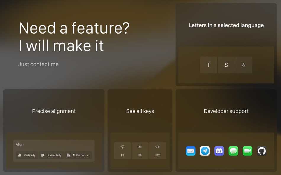 #3. Key Press Viewer Lite – stroke (macOS) 由: Oleh Kopyl