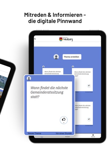 Gemeinde Neuburg iPad screenshot