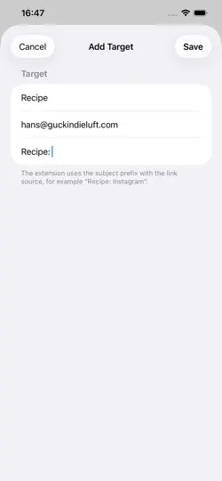 Captura de pantalla de KeepThis en iPhone 2