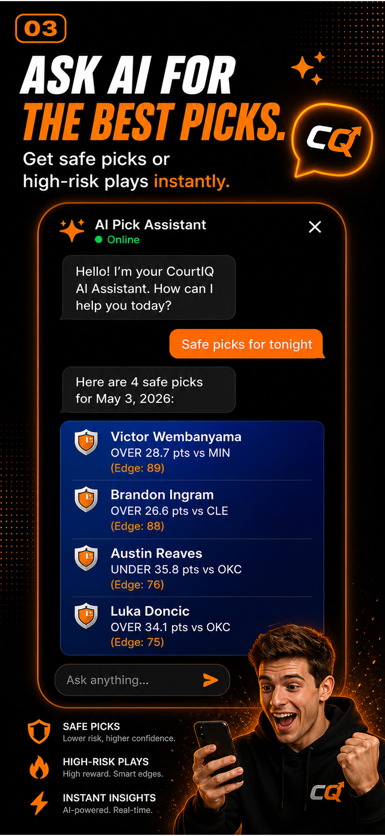 Ai Sports & NBA Tips: CourtIQ