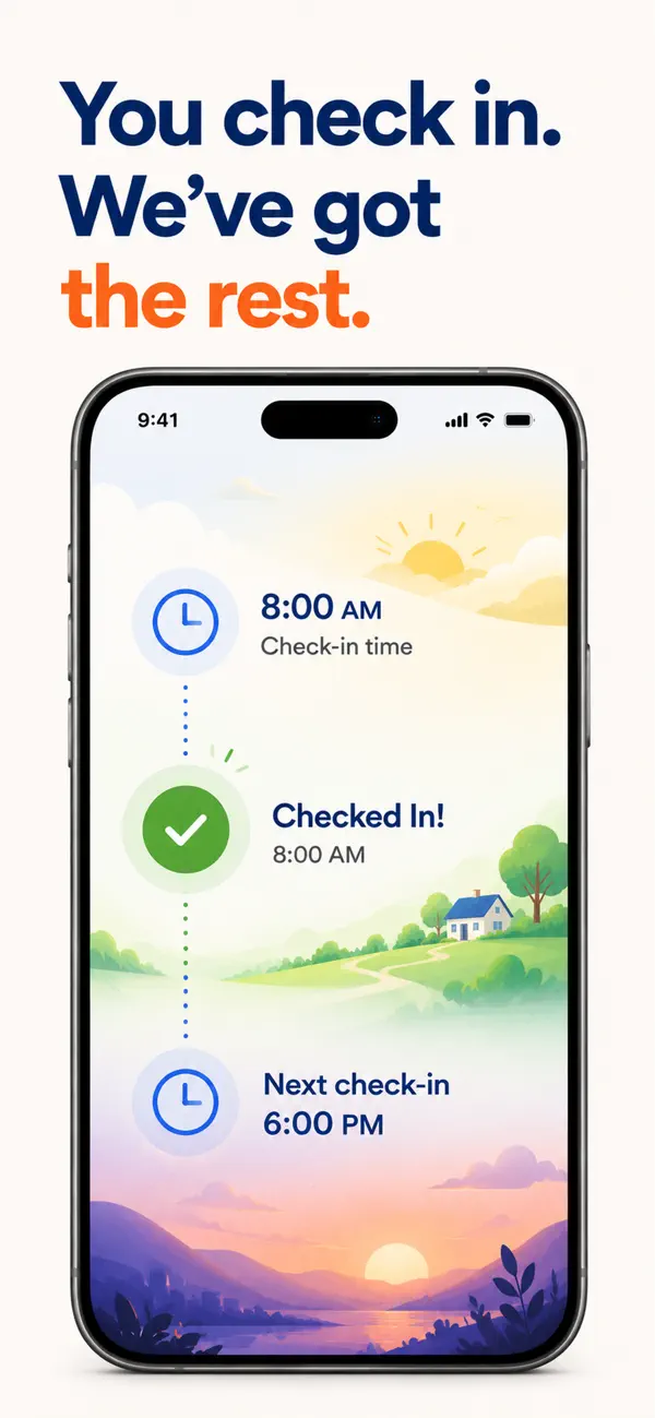 Screenshot #2 pour Circle Alert Wellness Check In