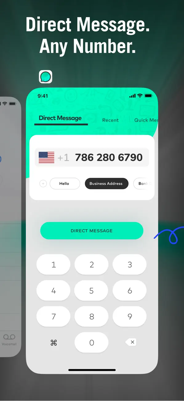 Screenshot #3 pour Direct Message for WhatsApp